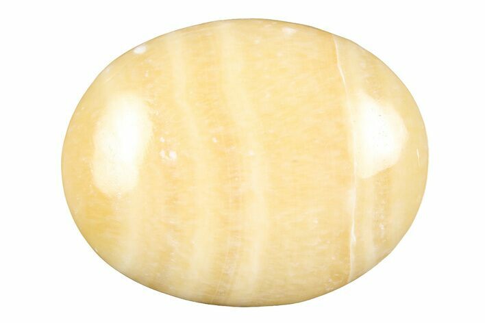 1.7" Polished Orange (Mango) Calcite Pocket Stones - Photo 1